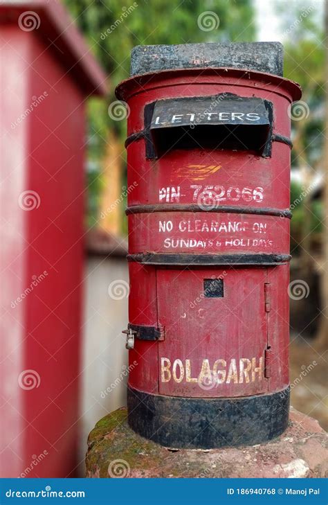 Indian Post Box Editorial Stock Photo Image Of City 186940768