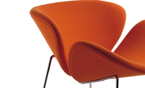 Anyone who sees several orange slice chairs grouped together cannot fail to be touched by the from different visual angles, the orange slice shows several stages of 'curl up'. Pierre Paulin Orange Slice Chair - hivemodern.com