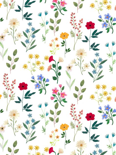 Beautiful Flower Drawing Wallpaper