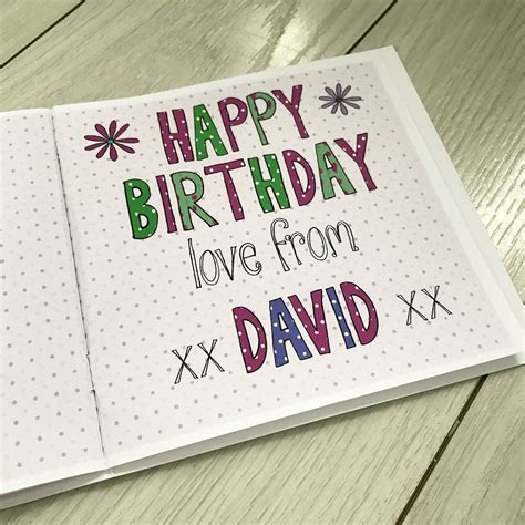 Personalised Godmother Birthday Book Card By Claire Sowden Design