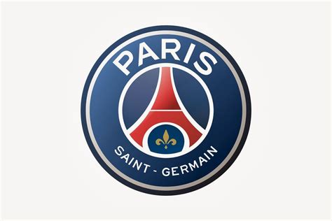 The emblem was built around a stylized depiction of a football, which was given in blue with white seams. Paris Saint Germain Logo | Logo-Share