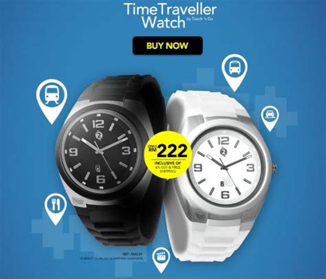 Dihubungkan dengan kad debit atau kredit pengguna. Touch n Go Memperkenalkan Jam Tangan Yang Boleh Digunakan ...