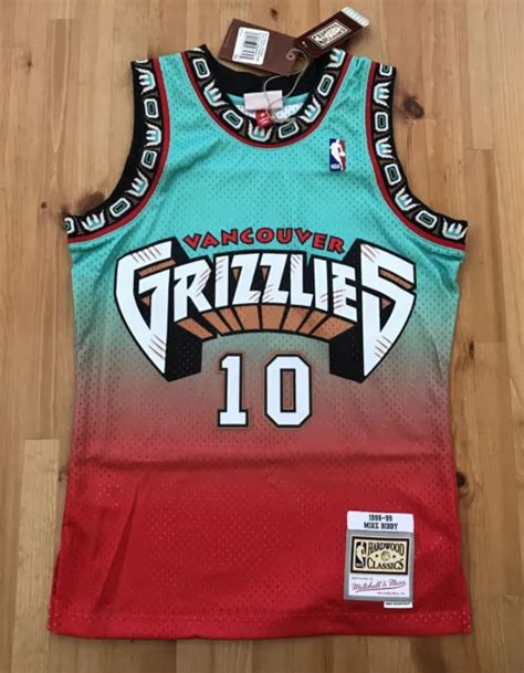 Mike Bibby Mitchell And Ness 9899 Vancouver Grizzlies Swingman Jersey
