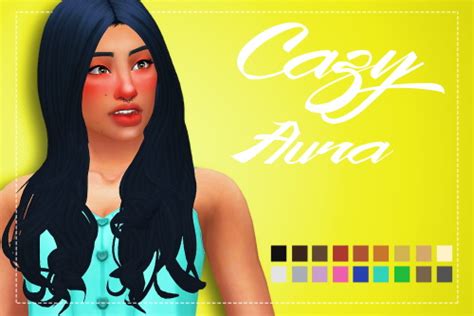 Sims 4 Hairs Weepingsimmer Cazys Aura Clayified