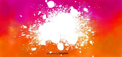 Splash Color Background Red Orange White Powder Background