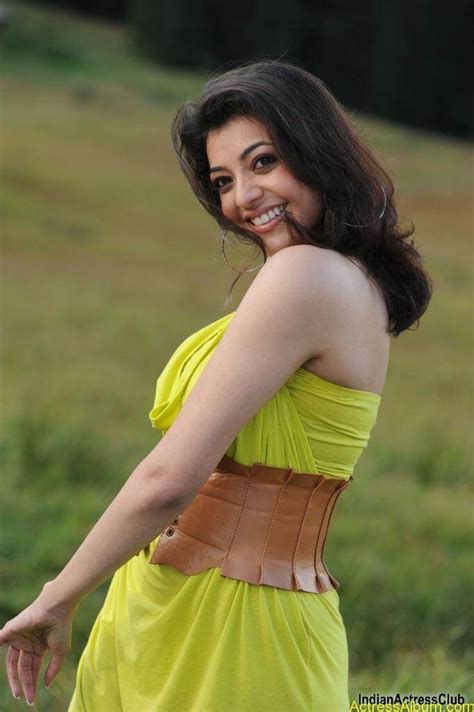 Actress Kajal Agarwal Hot In Green Dress Actress Album