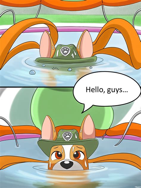 Paw Patrol Tracker Visits His Friends 6 By Trc001 On Deviantart