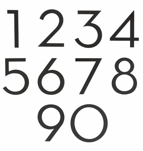 A blog devoted to mid century modern design, furniture, designers, architecture, art, diy projects and other tidbits. 6" Modern House Numbers | Rejuvenation