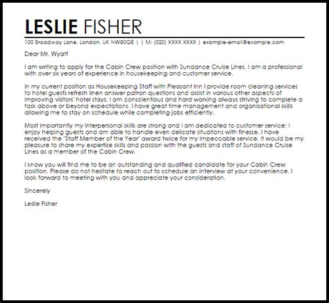 45% of recruiters say they will reject a resume without a cover letter. Cabin Crew Cover Letter Sample | Cover Letter Templates ...