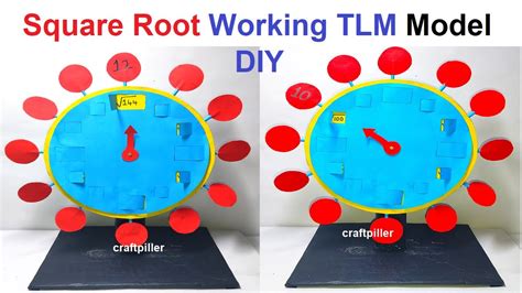 Square Root Mathematics Working Model Tlm For Bed Students