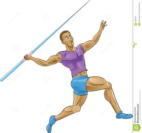 Le istruzioni descritte in questo articolo fanno riferimento. Le Olimpiadi Spear Il Lancio/Javelin Illustrazione ...