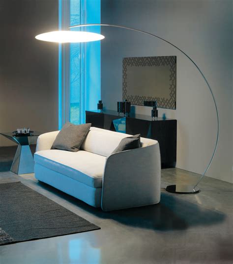 This element of equipment stands on a durable and stable square base. High-End Italian Astra Arc Floor Lamp - Italian Designer ...