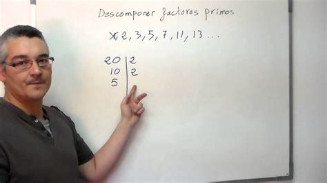 Descomponer En Factores Primos Aprende Matemáticas Youtube