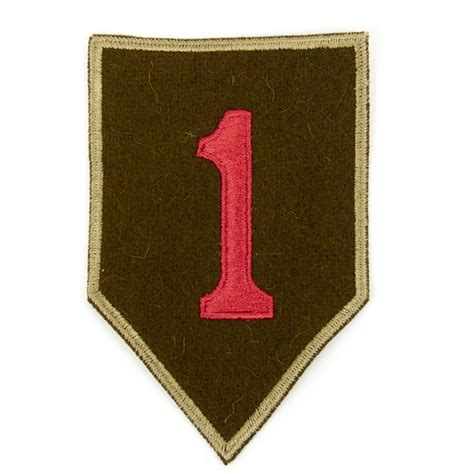 Us Wwi 1st Infantry Division Shoulder Patch The Big Red One Ebay