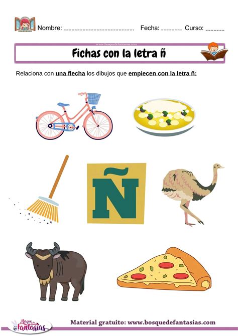 Palabras Con La Letra Ñ Actividades Y Ejemplos Para Niños