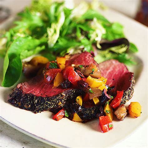 Check spelling or type a new query. Grilled Beef Tenderloin with Mediterranean Relish