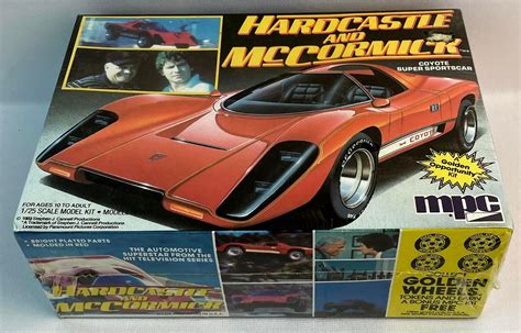 Lot Vintage 1983 Hardcastle And Mccormick Coyote Super Sportscar Mpc