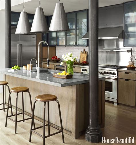 See more ideas about coffee shop design, industrial style kitchen, cafe design. This Industrial-Style Kitchen Masters Mixed Materials ...