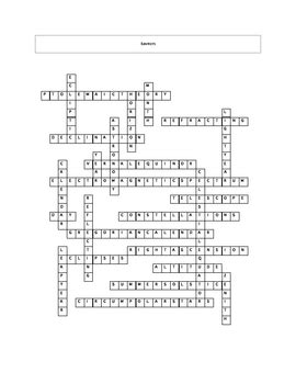 Simple machines crossword puzzle across 1. Intro to Astronomy Crossword Puzzle with answer key by ...