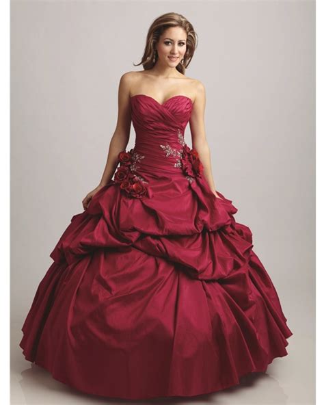 Wine Ball Gown Strapless Sweetheart Lace Up Full Length Quinceanera