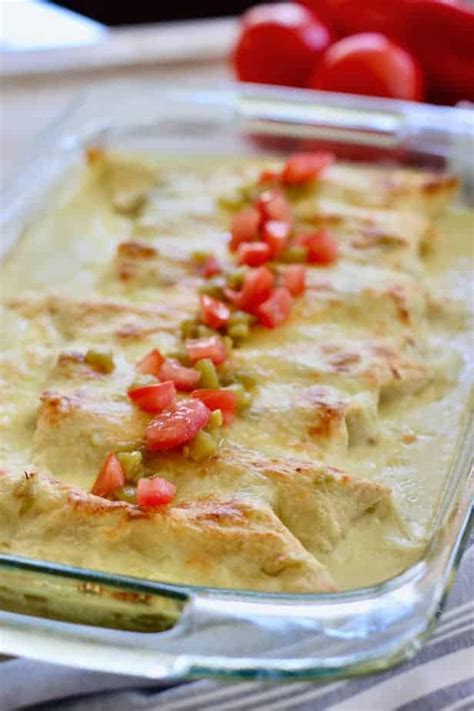 Easy White Chicken Enchiladas Laughing Spatula
