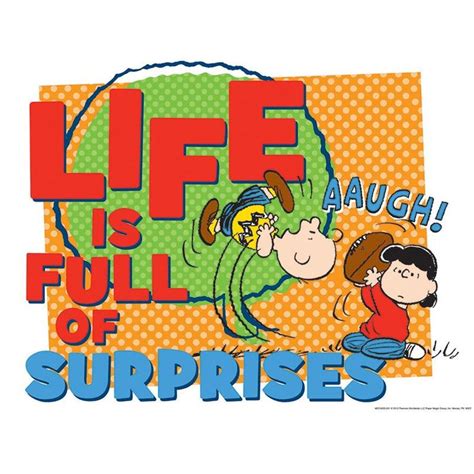 Peanuts Full Of Surprises 17 X 22 Snoopy Love Charlie Brown