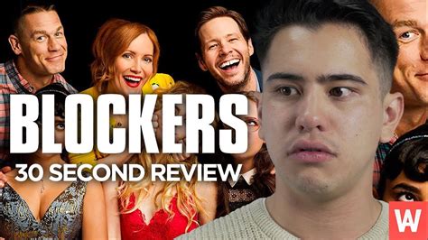 Blockers 30 Second Movie Review Youtube