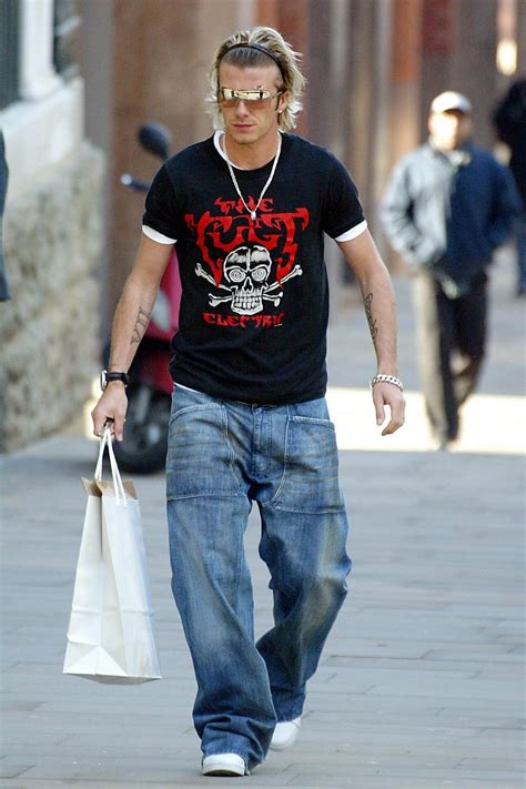 the zeitgeist guide to vintage clothing — zeitgeist david beckham outfit 2000s fashion men