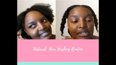 How I Wash My Hair Natural Hair Wash Day Routine Start To Finish Youtube