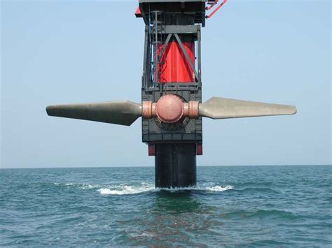 A Horizontal Axis Tidal Current Turbine Courtesy Of Marine Current