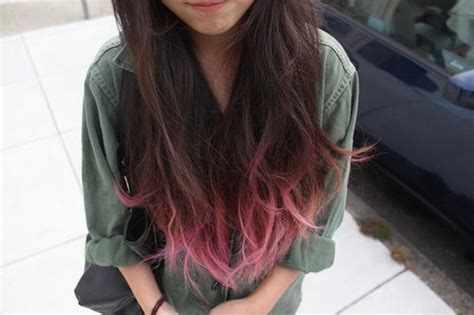 Best 25 Brown Hair Pink Tips Ideas On Pinterest Brown Hair Purple