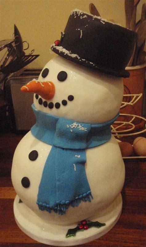 Frosty The Snowman Cake By Cakeycake Cakesdecor