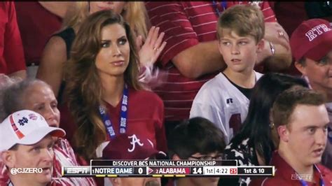 Miss Alabama Katherine Webb Becomes Star Of The Bcs Title Game Fox News
