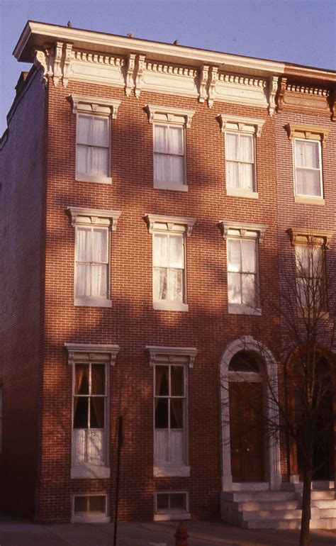 Baltimore Building Of The Week Italianate Rowhouse Baltimore Heritage