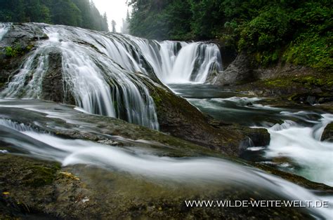 Middle Lewis River Falls Wilde Weite Weltde