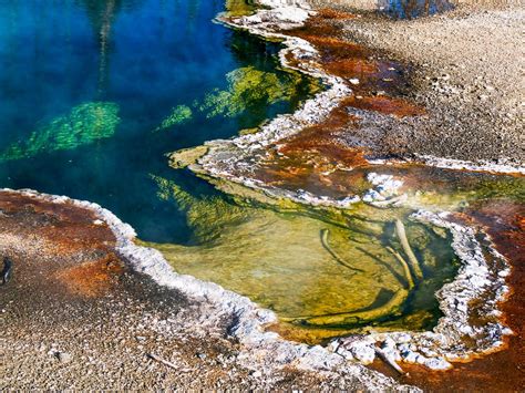 Colorful Thermal Spring At Yellowstone National Park Photo By Kenneth