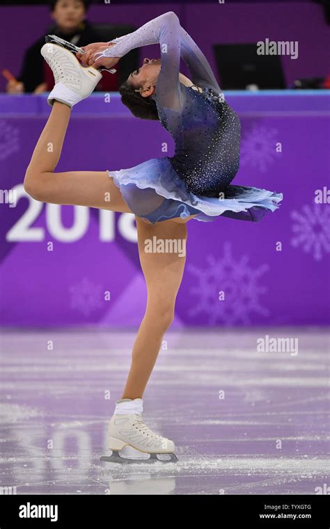Evgenia Medvedeva Of Russia Competes In The Ladies Single Skating Short