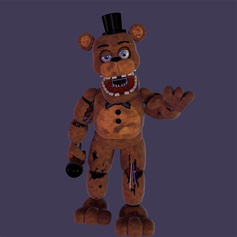 Withered Freddy Model By Me Rfivenightsatfreddys
