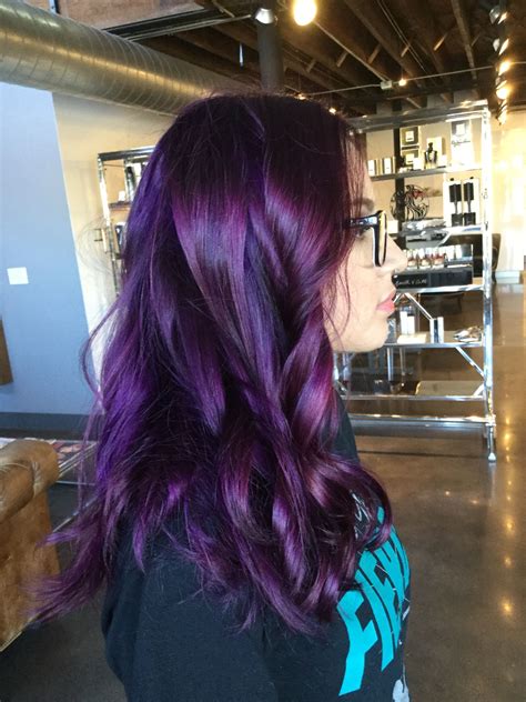 Bright Purple Hair Color Purple Hair Purple Hair Hair Color Purple