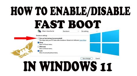 How To Enable Or Disable Fast Boot In Windows 11 Easy Steps Youtube