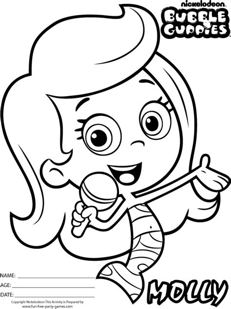 Maybe you would like to learn more about one of these? bubble guppies coloring pages free book | coloringz.com ...
