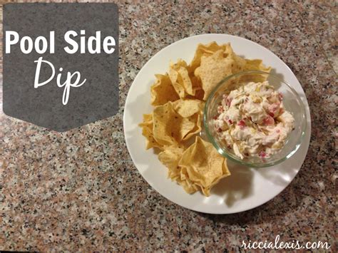 One of the best dips ive tried and super easy. Pool Side Dip - ricci alexis