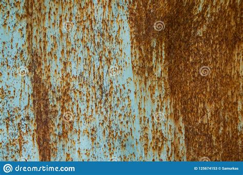 Abstract Corroded Colorful Rusty Metal Background Rusty Metal T Stock