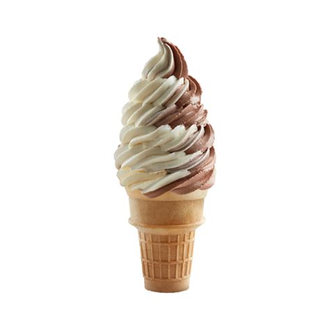 Vanilla Chocolate Twist Soft Serve Ice Cream Twist Soft Ice Cream