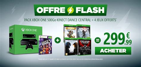 Bon Plan Console Xbox One Kinect Dance Central 3 Rare Replay