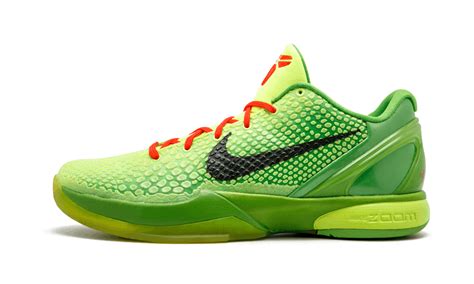 Late nba legend kobe bryant's nike kobe 6 protro 'grinch' sneaker, aka 'green apple,' is returning in december. Nike Kobe 6 Grinch + Nike Kobe 6 Helicopter - Sneaker Bar ...