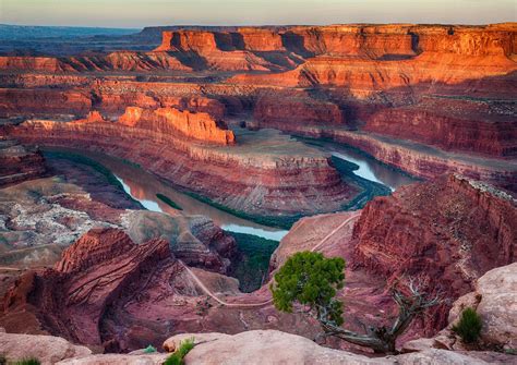 Nature Landscape Erosion Canyon River Shrubs National Park Utah