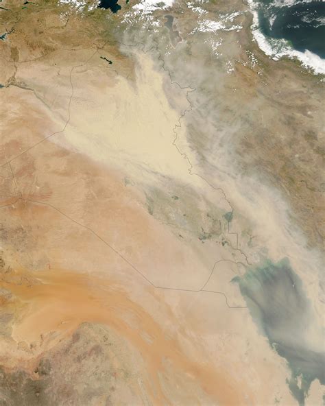 Dust Storm Over Iraq