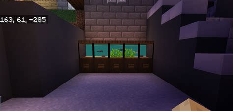 I Made An Axolotl Tank Using Add Ons R Minecraft