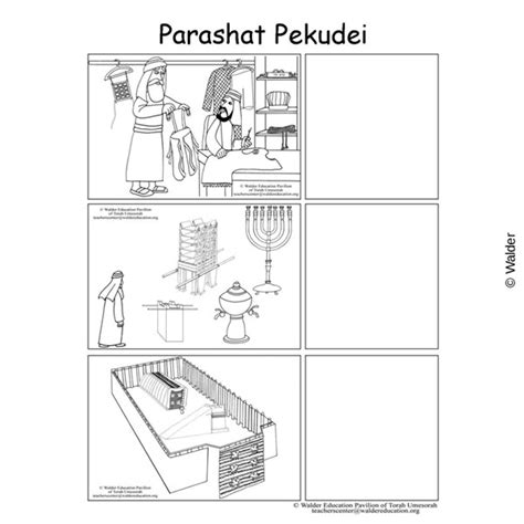 Parshas Pekudei Sequencing In English Walder Education